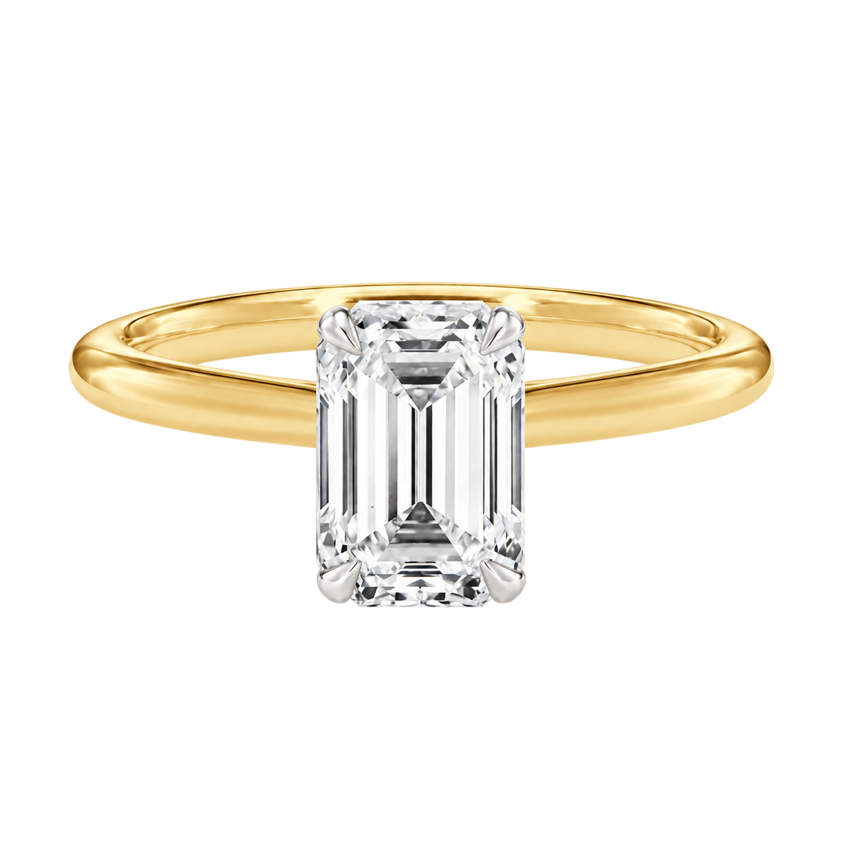 Talia - Emerald - Yellow/White Tone - Plain