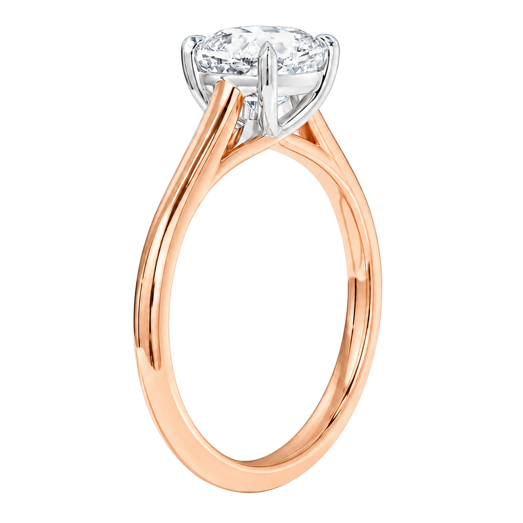 Basilica - Heart - Rose/White Tone - Plain