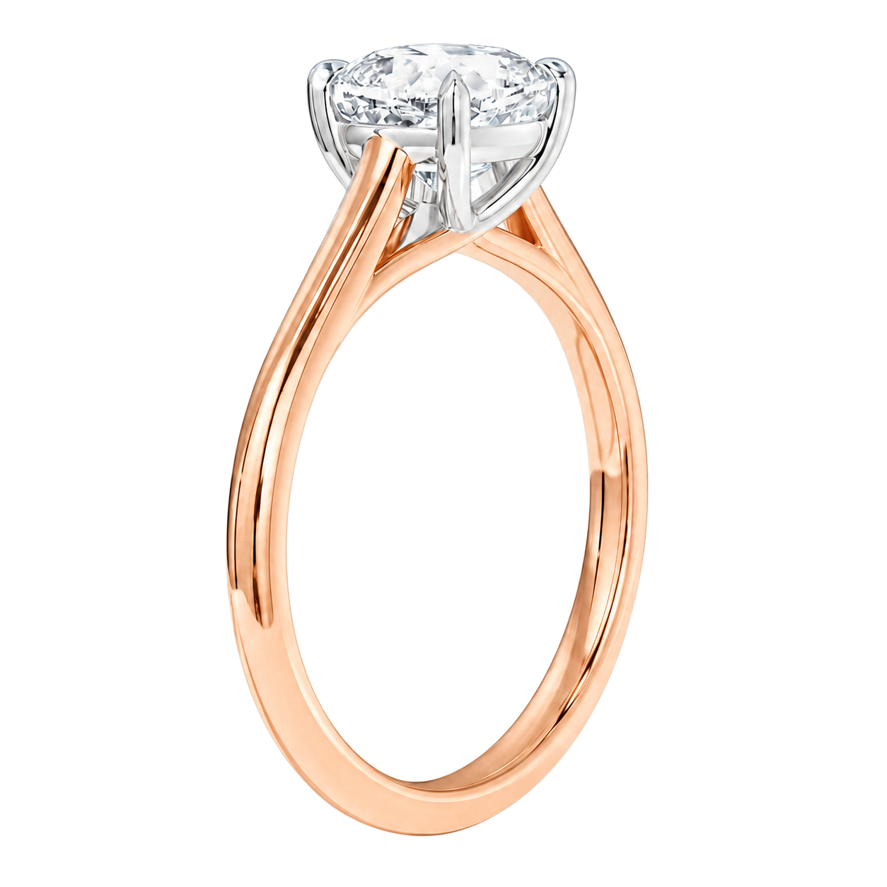 Basilica - Heart - Rose/White Tone - Plain