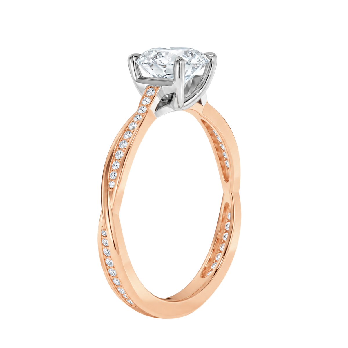 Wreath - Marquise - Rose/White Tone - Channel