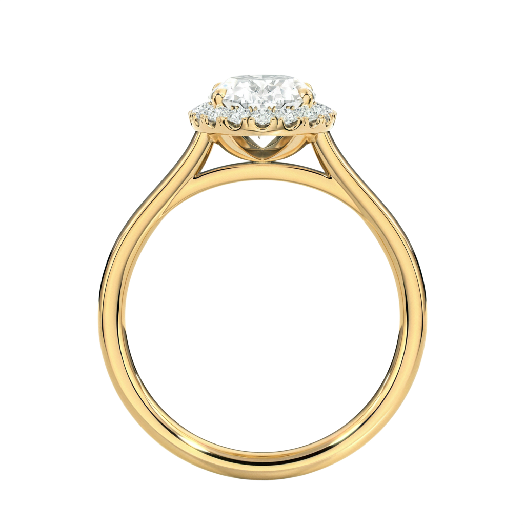 Cordelia - Oval - Yellow Gold - Plain