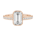 Bailey - Emerald - Rose Gold - Channel