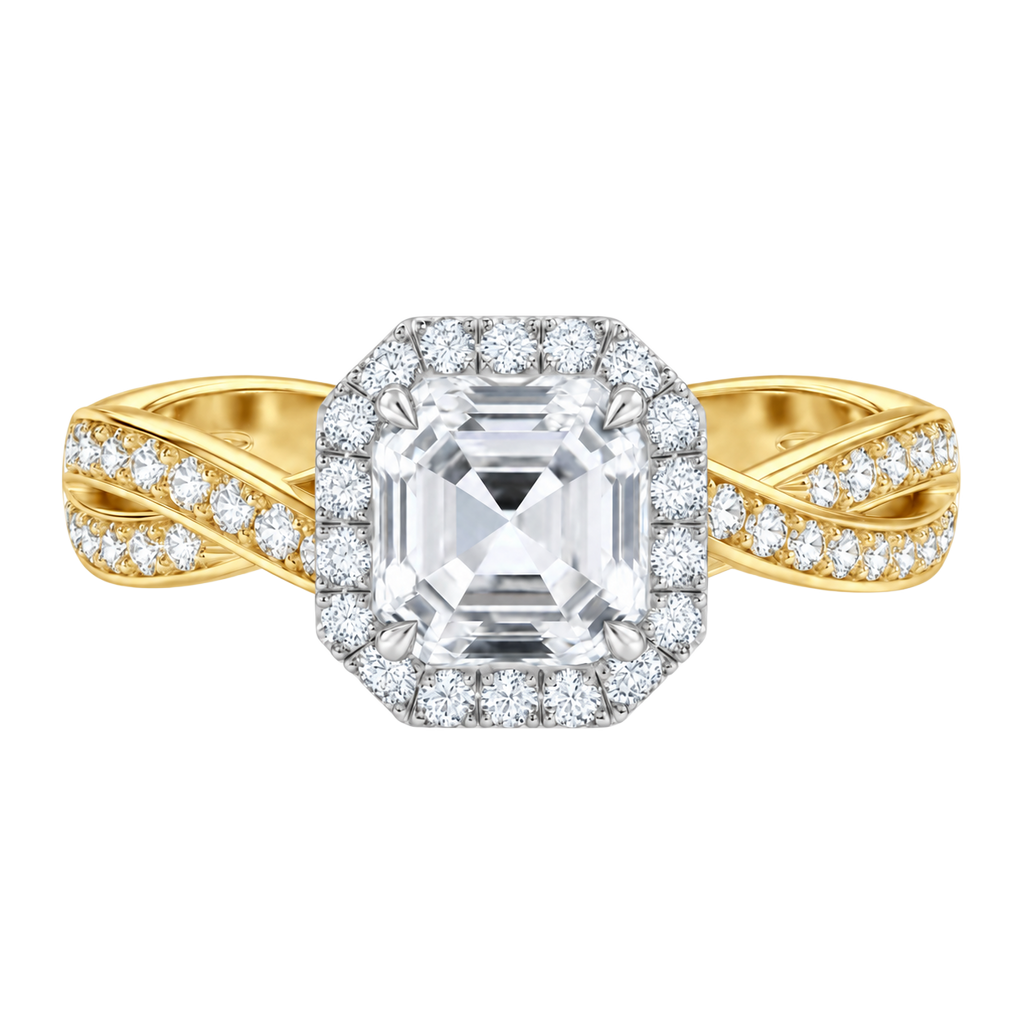 Braid - Asscher - Yellow/White Tone - Channel