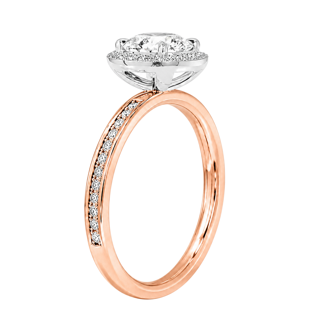 Deneuve - Round - Rose/White Tone - Channel