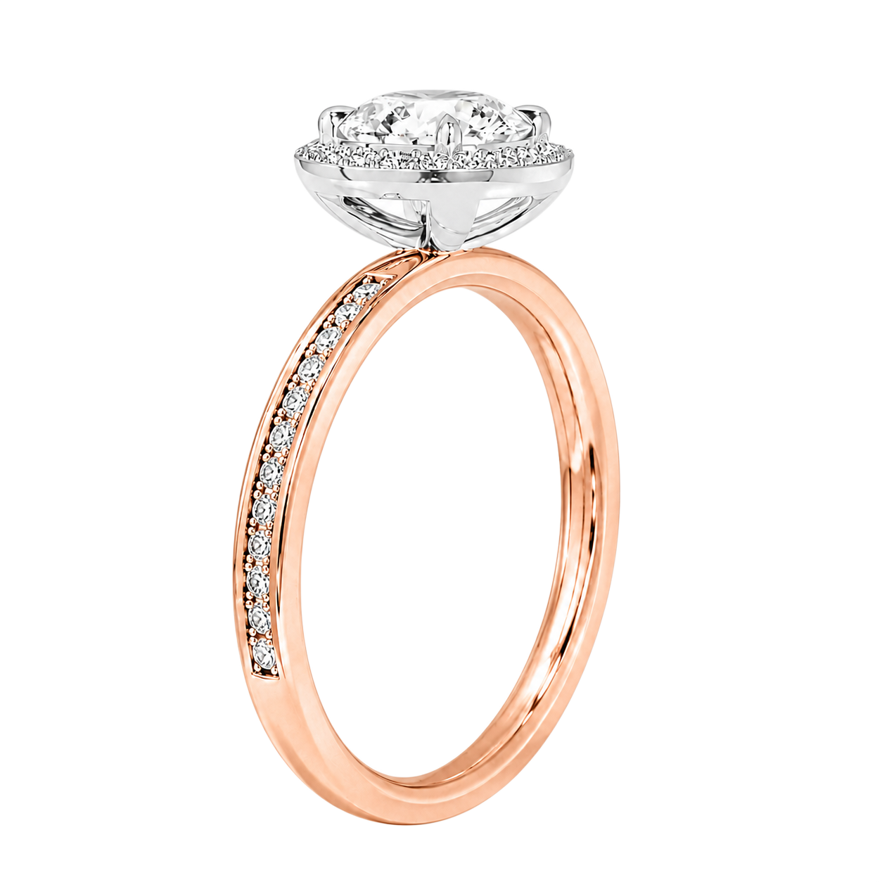 Deneuve - Round - Rose/White Tone - Channel