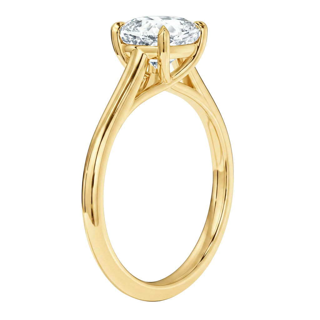 Basilica - Heart - Yellow Gold - Plain