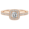 Deneuve - Cushion - Rose Gold - Channel