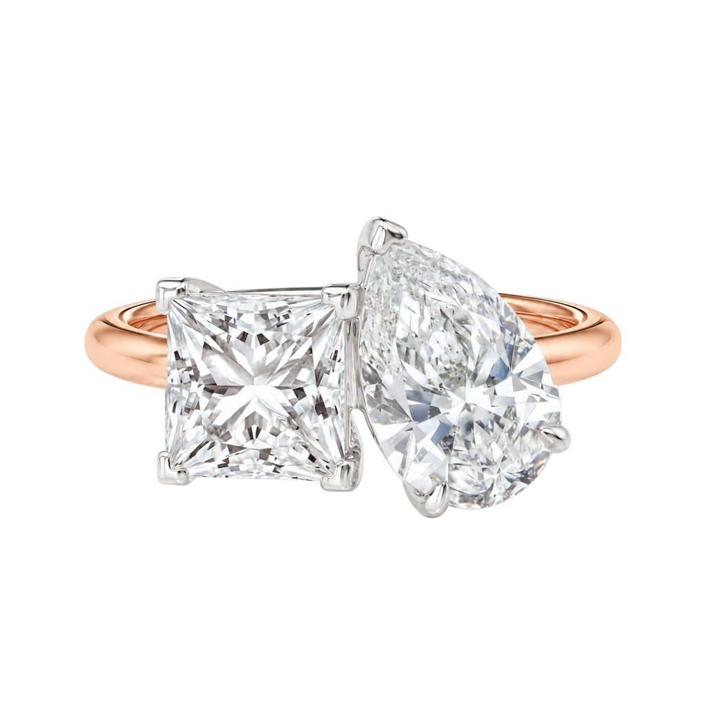 Duo - Princess - Rose/White Tone - Plain
