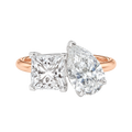 Duo - Princess - Rose/White Tone - Plain