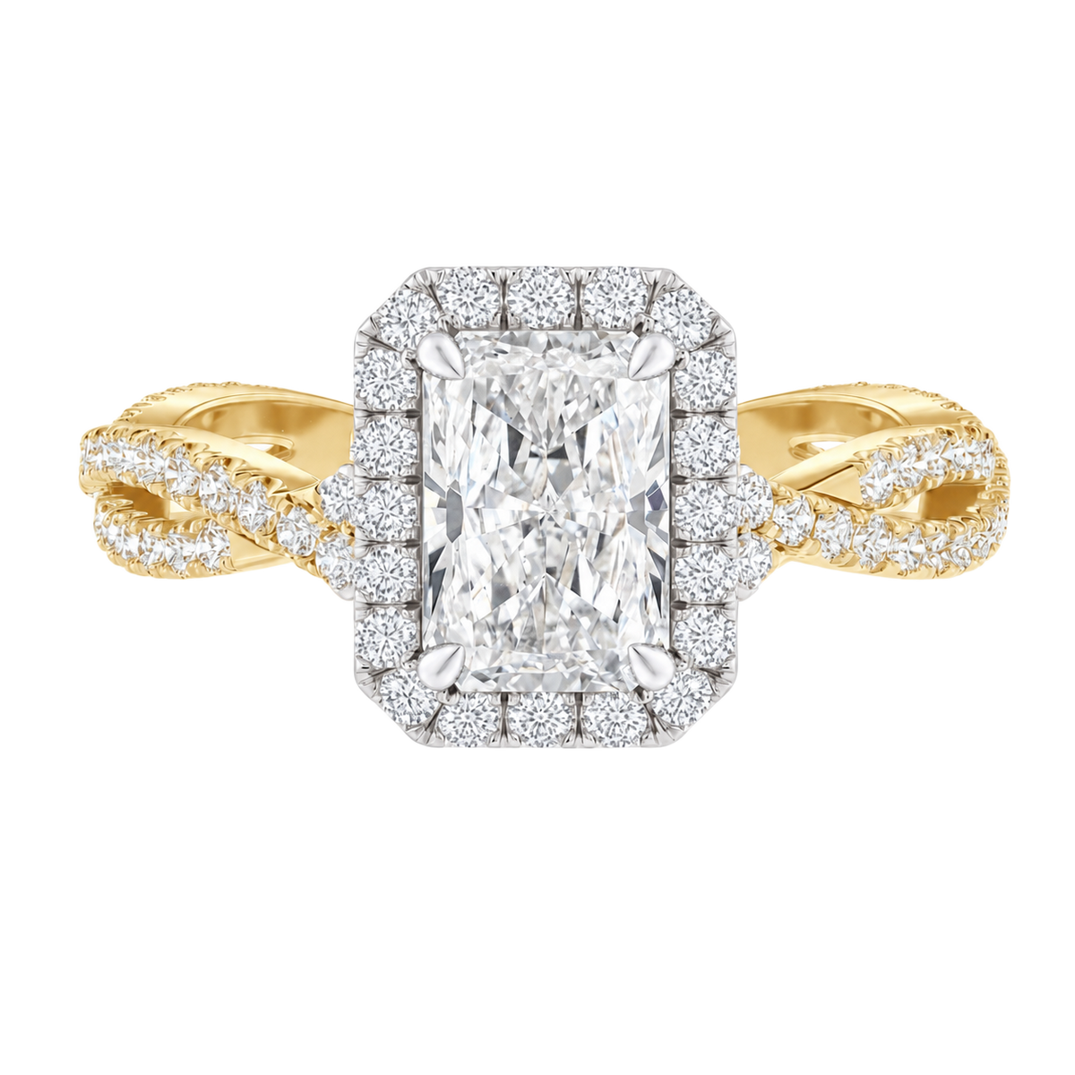 Braid - Radiant - Yellow/White Tone - Pavé