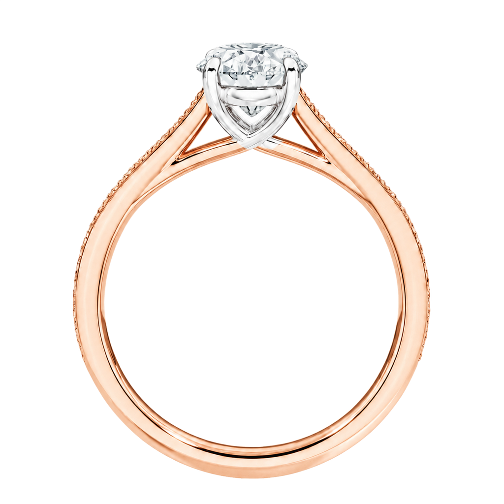 Basilica - Pear - Rose/White Tone - Pavé