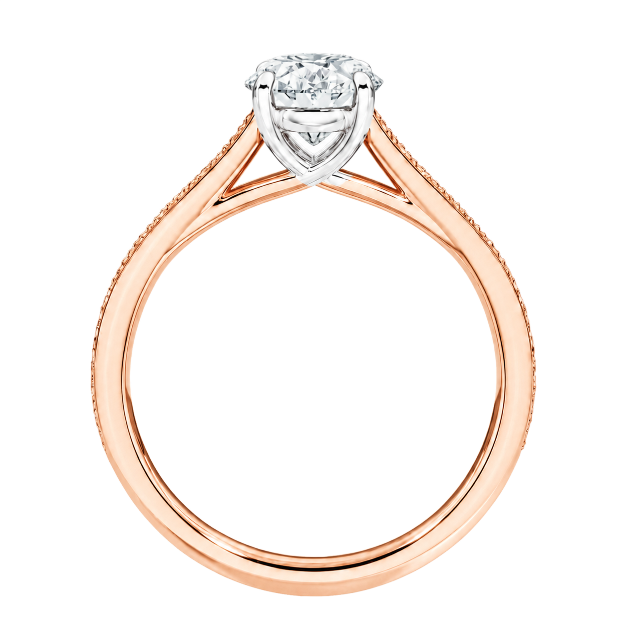 Basilica - Pear - Rose/White Tone - Pavé