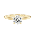 Talia - Round - Yellow Gold - Plain
