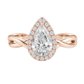 Braid - Pear - Rose Gold - Plain