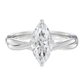 Wreath - Marquise - Platinum - Plain