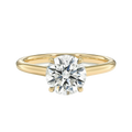 Basilica - Round - Yellow Gold - Plain