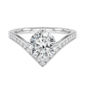 Blaire - Round - Platinum - Channel