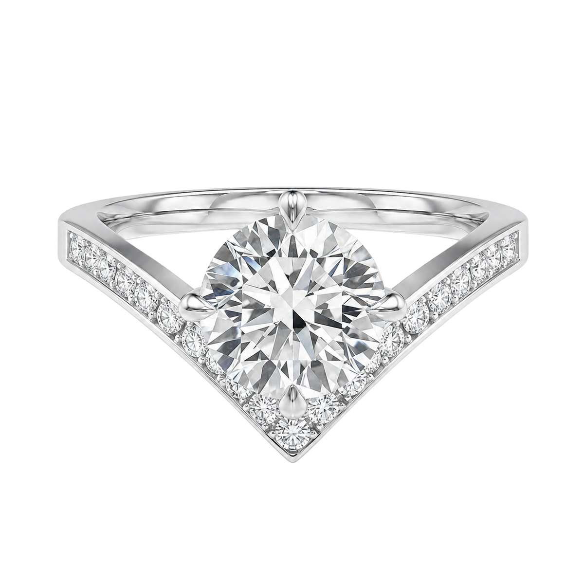 Blaire - Round - Platinum - Channel