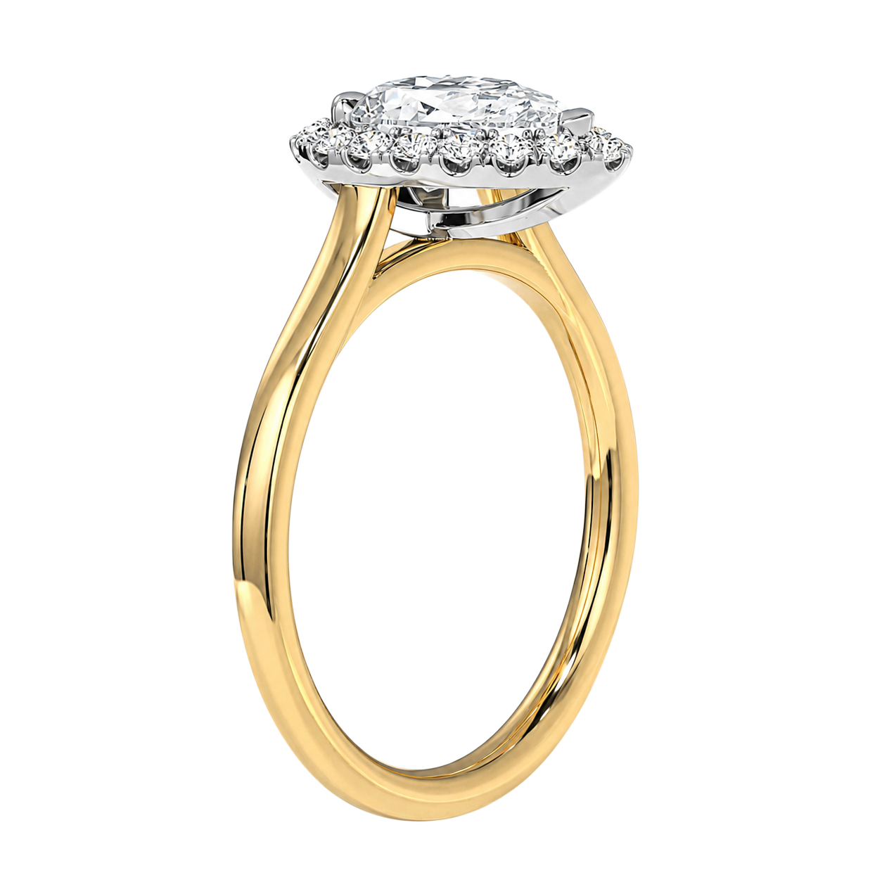 Cordelia - Pear - Yellow / White Tone - Plain