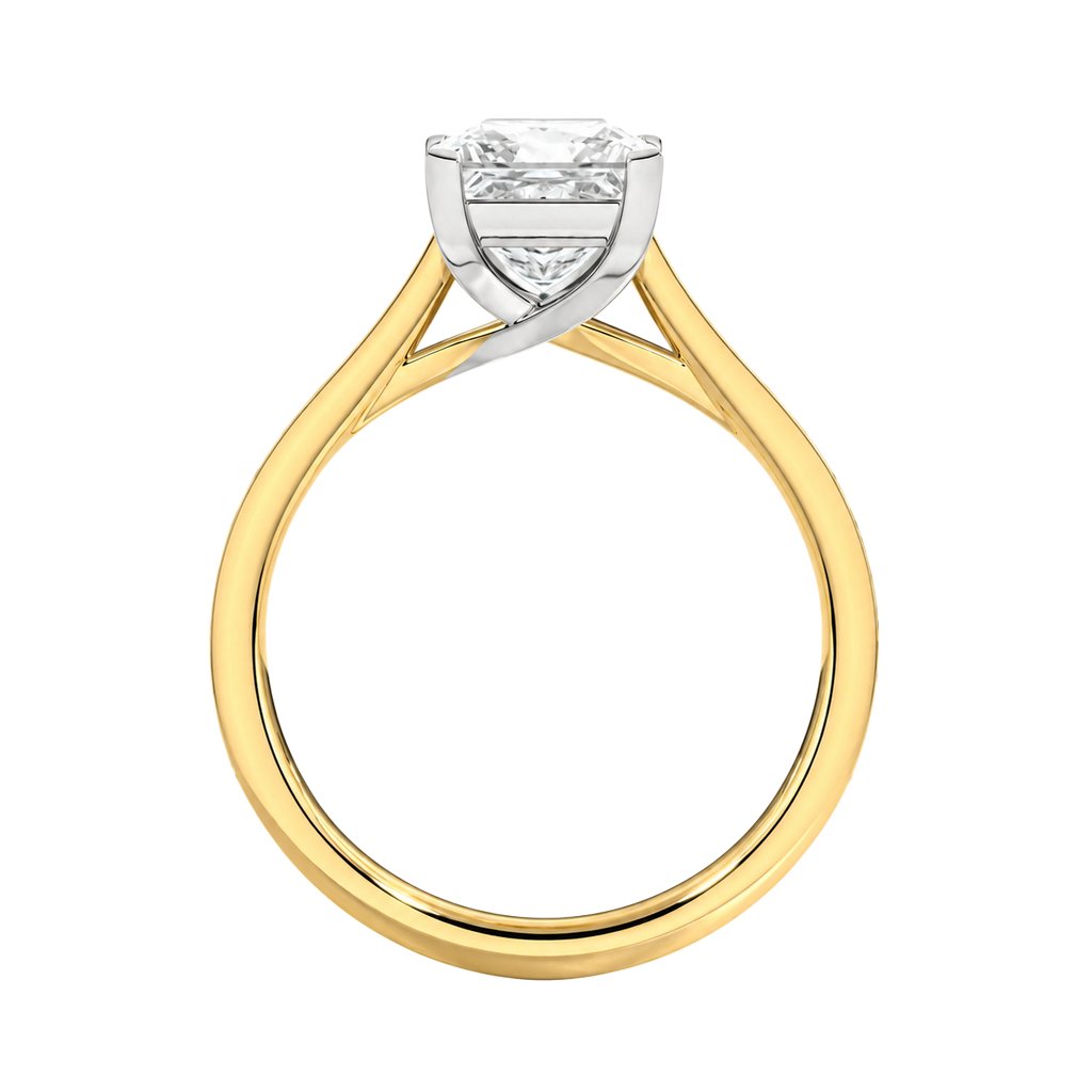 Basilica - Princess - Yellow/White Tone - Pavé