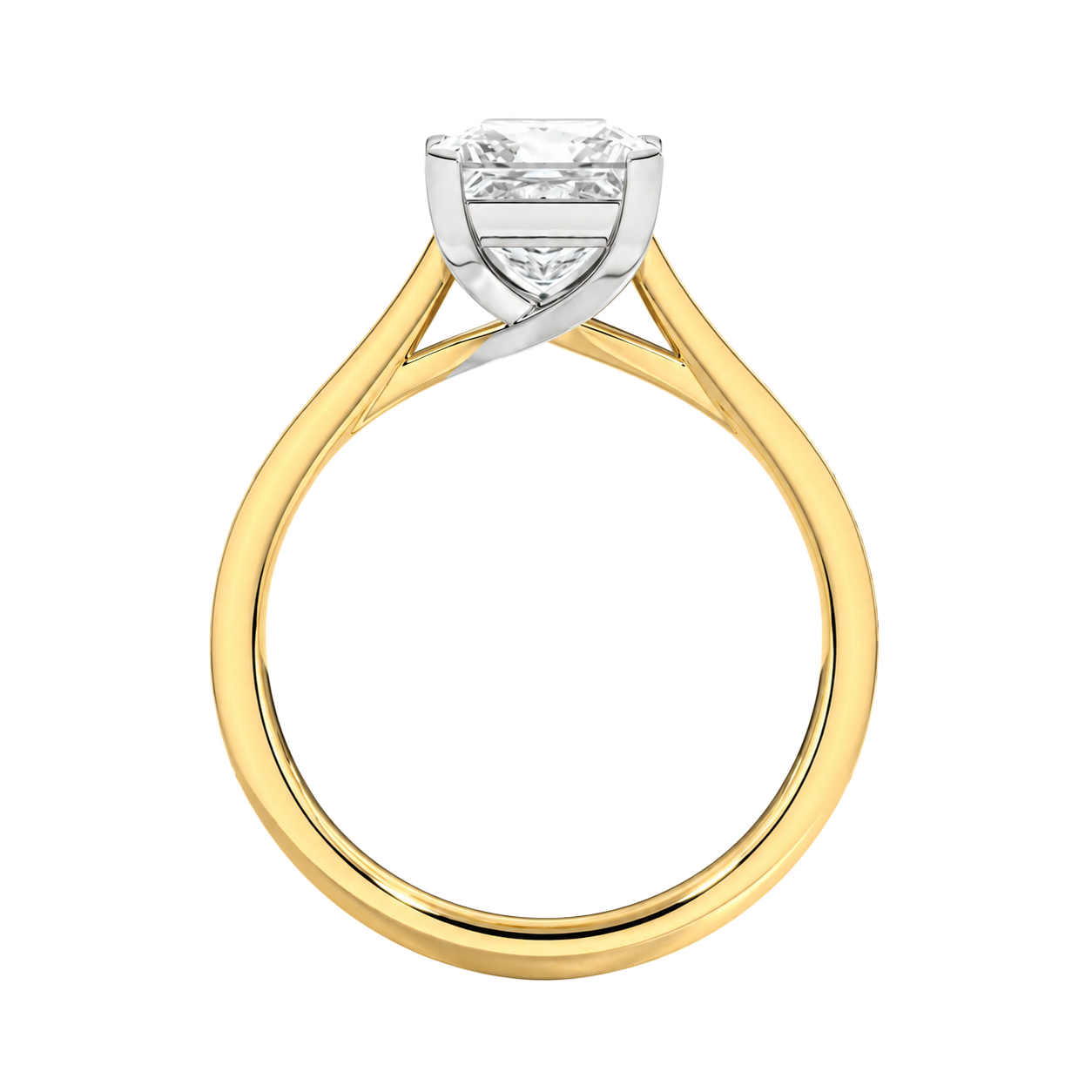 Basilica - Princess - Yellow/White Tone - Pavé