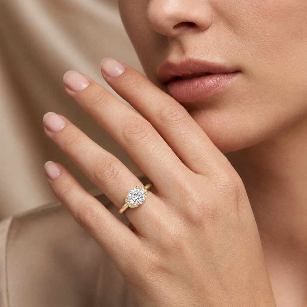 Ellipse - Round - Yellow Gold - Plain
