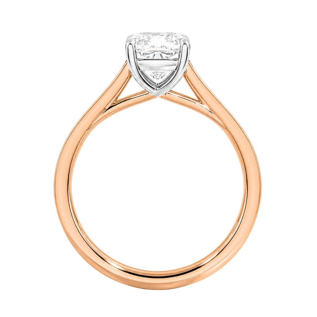 Basilica - Cushion - Rose/White Tone - Pavé