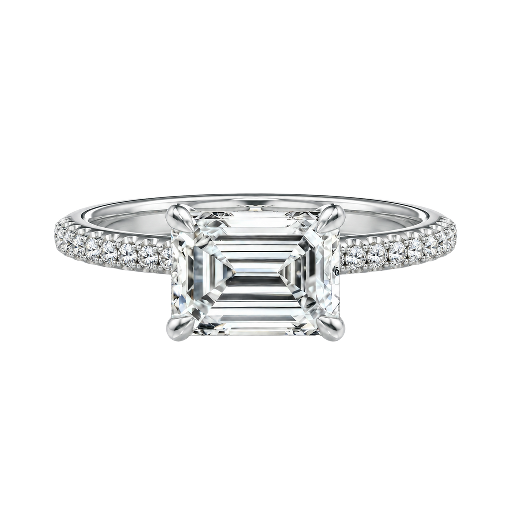 Meridian - Emerald - Platinum - Pavé