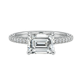 Meridian - Emerald - Platinum - Pavé