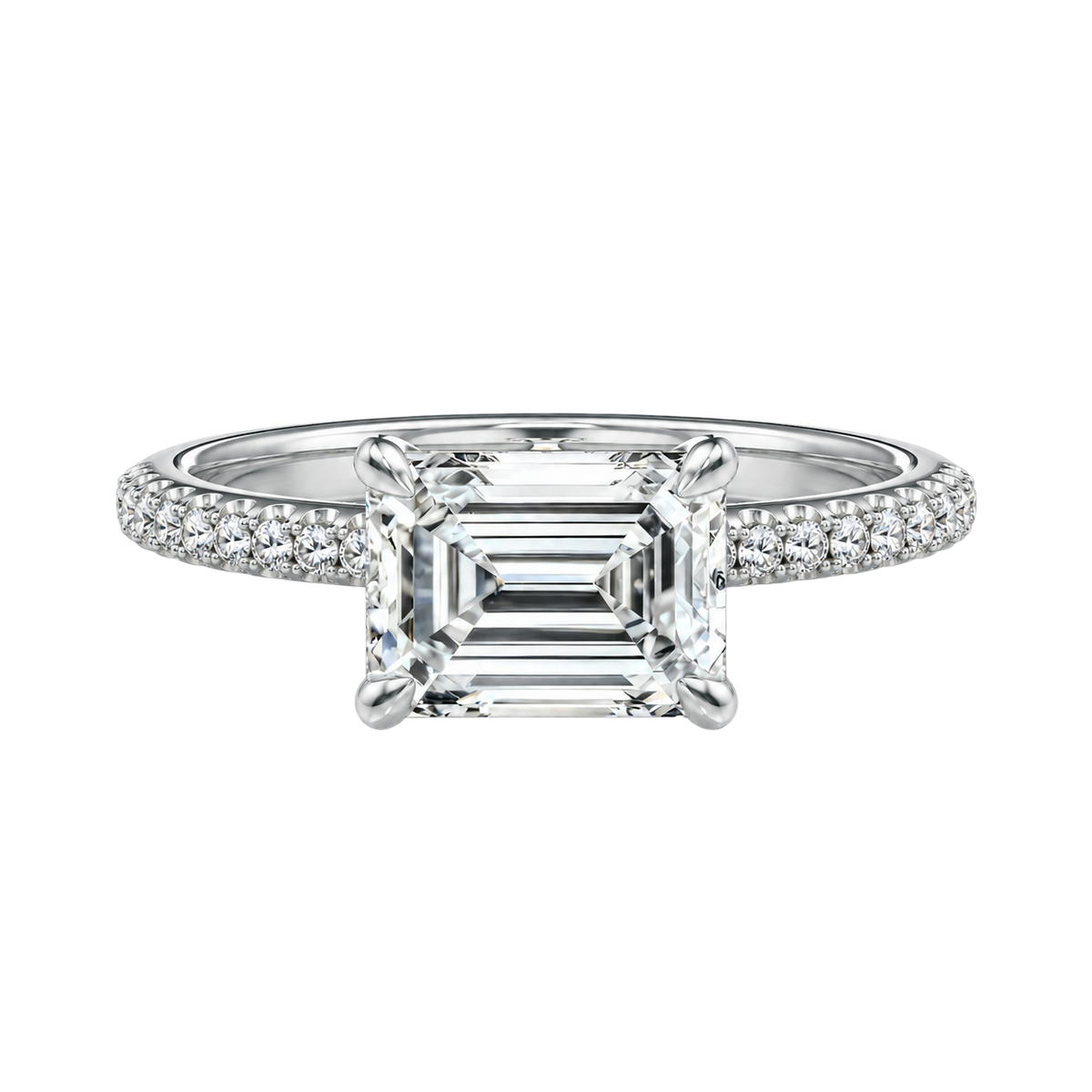Meridian - Emerald - Platinum - Pavé