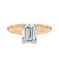 Basilica - Emerald - Rose Gold - Plain