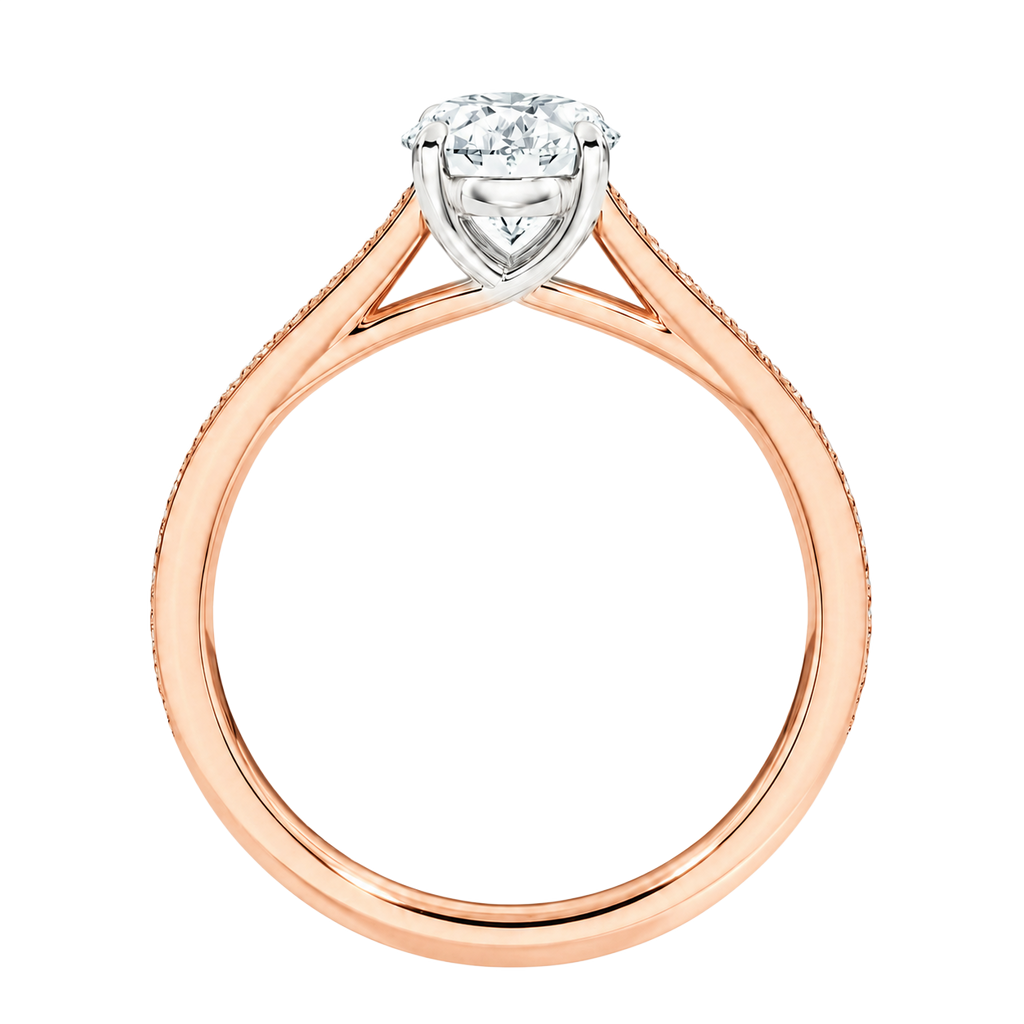Basilica - Heart - Rose/White Tone - Plain