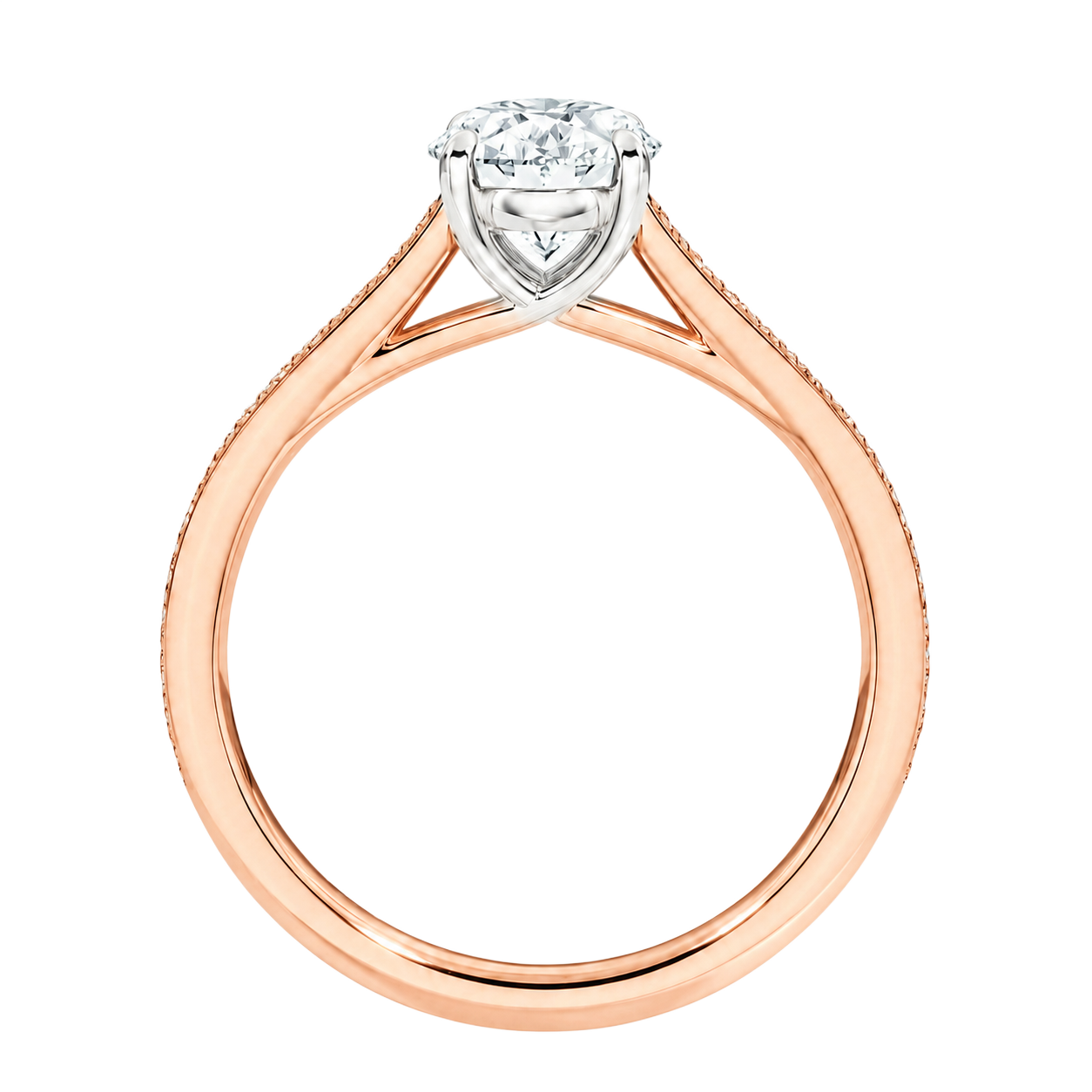 Basilica - Heart - Rose/White Tone - Plain