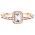 Deneuve - Emerald - Rose Gold - Channel