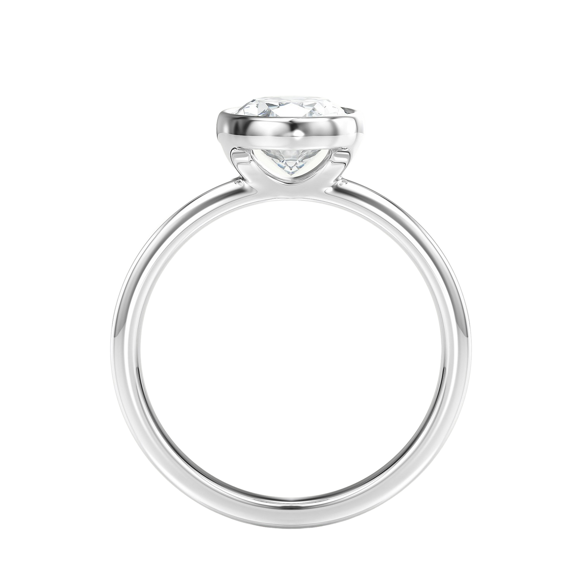 Bailey - Marquise - Platinum - Plain