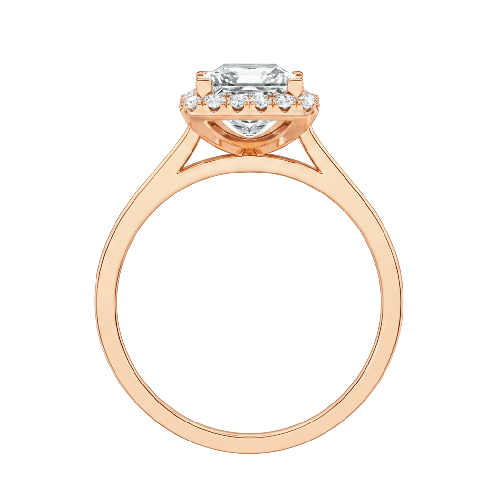 Cordelia - Radiant - Rose Gold - Plain