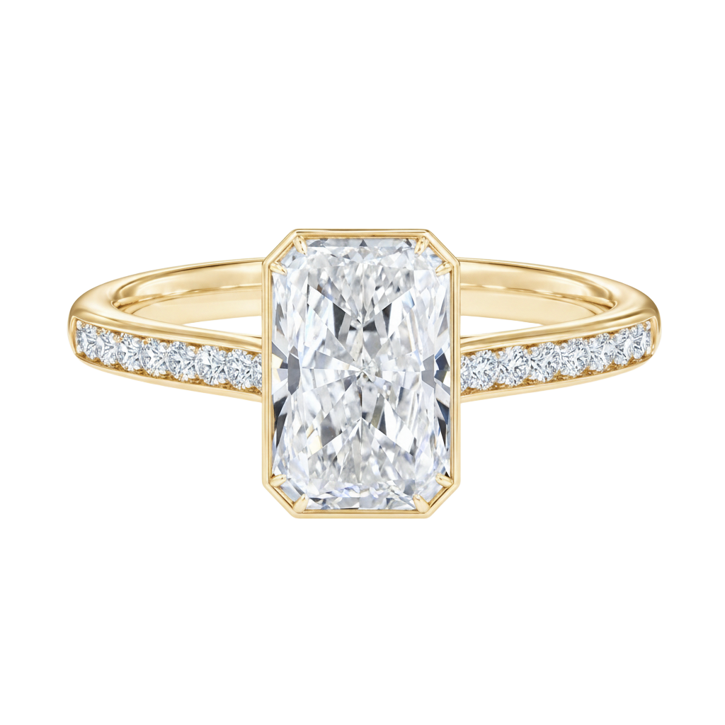 Solenne - Radiant - Yellow Gold - Channel