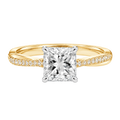 Wreath - Princess - Yellow/White Tone - Pavé