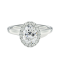 Cordelia - Oval - Platinum - Plain