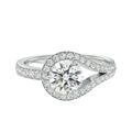Orbit - Round - White Gold - Channel