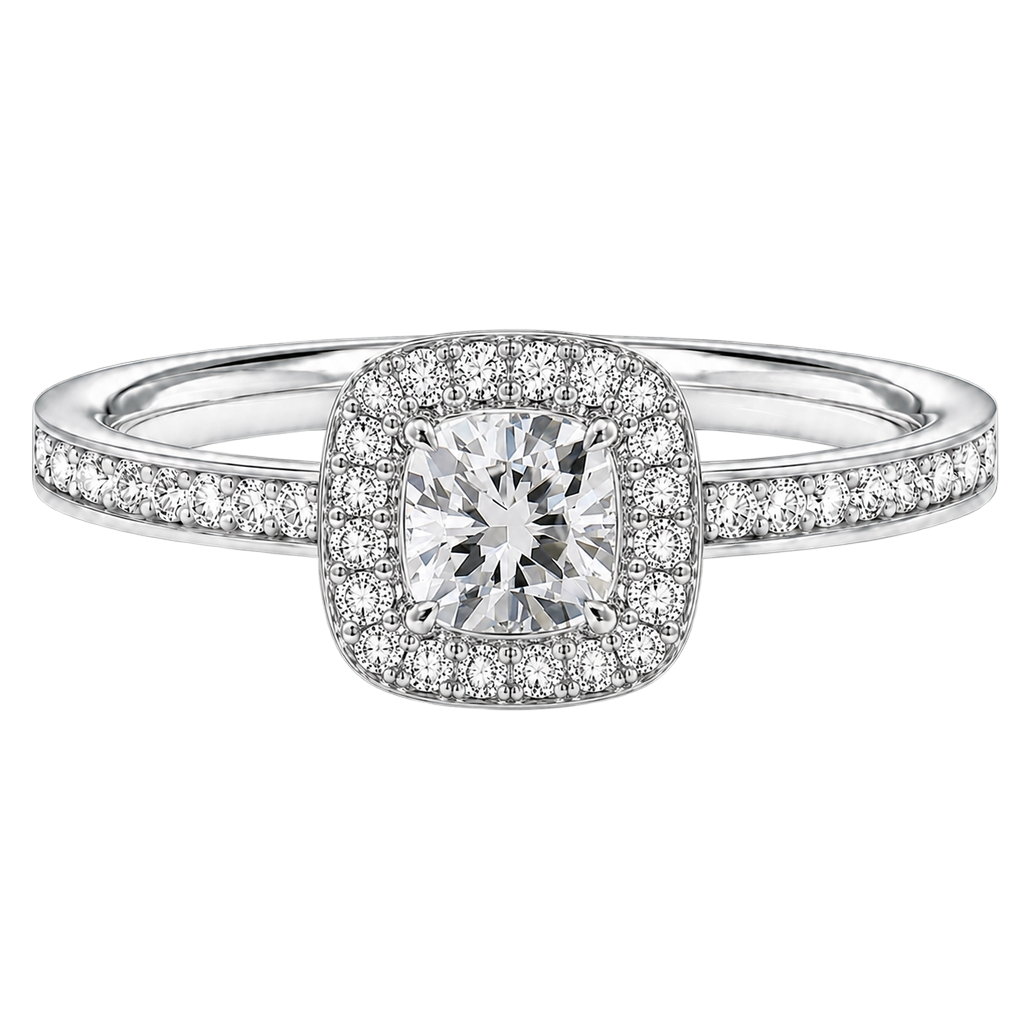 Deneuve - Cushion - Platinum - Channel