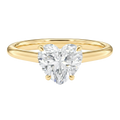 Basilica - Heart - Yellow Gold - Plain