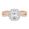 Braid - Asscher - Rose/White Tone - Channel