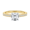 Talia - Asscher - Yellow/White Tone - Channel