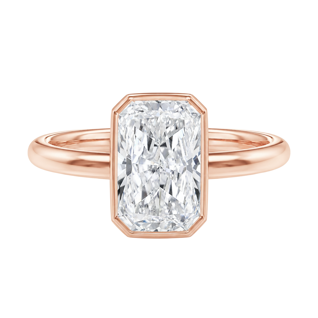 Bailey - Radiant - Rose Gold - Plain