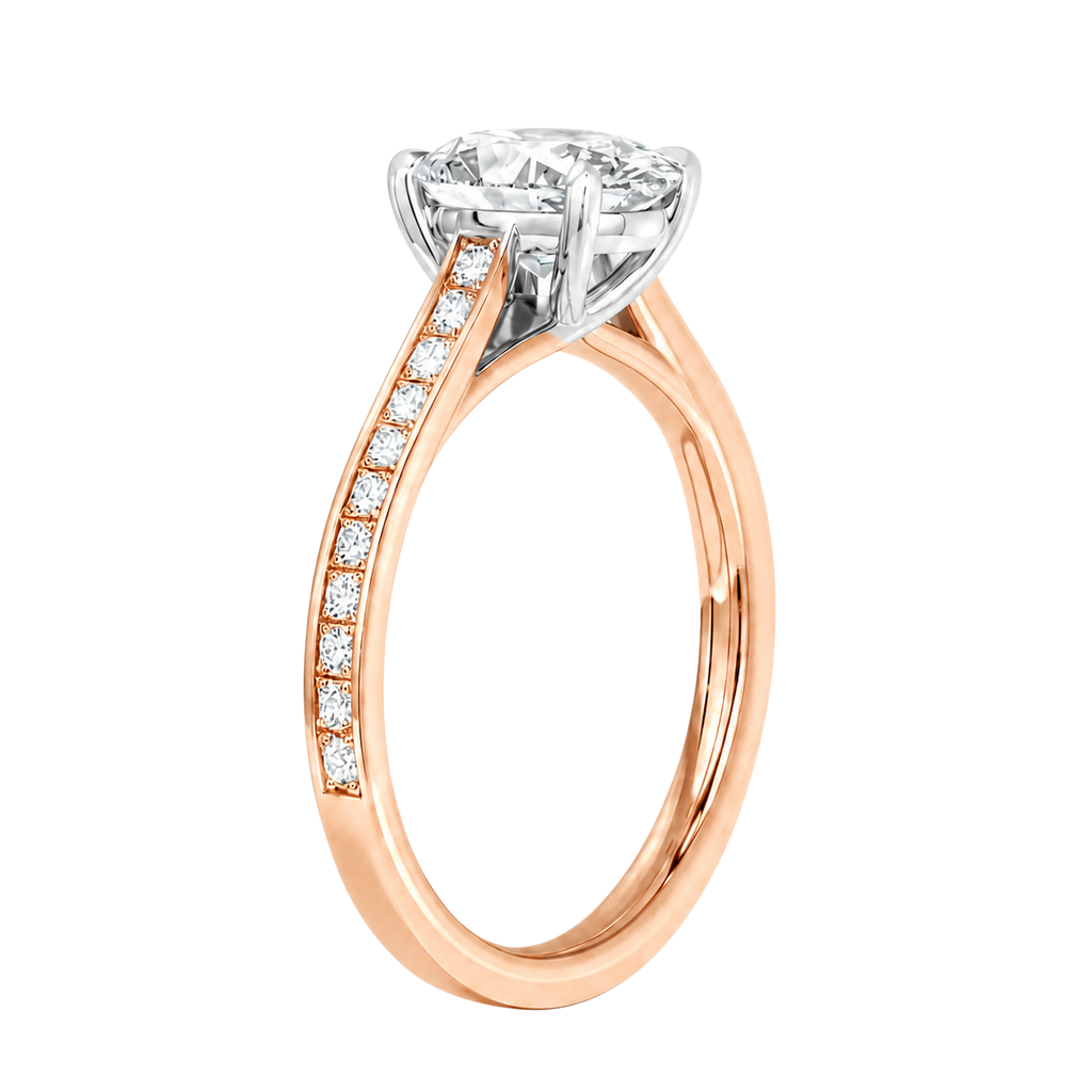 Basilica - Oval - Rose/White Tone - Channel