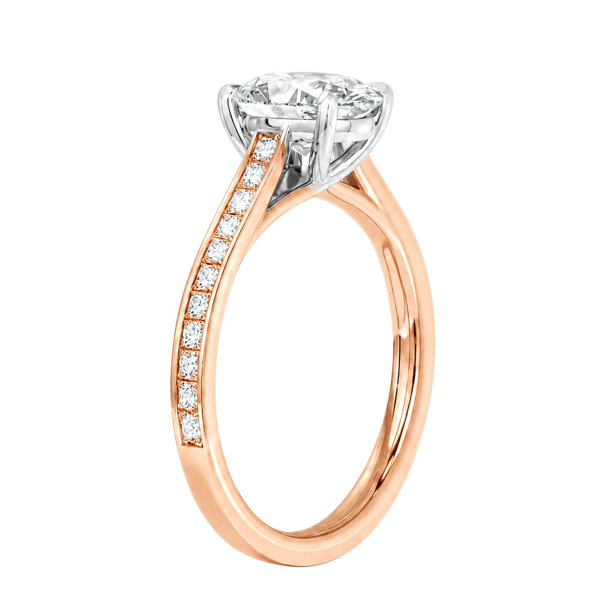 Basilica - Oval - Rose/White Tone - Channel