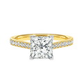 Basilica - Princess - Yellow/White Tone - Pavé
