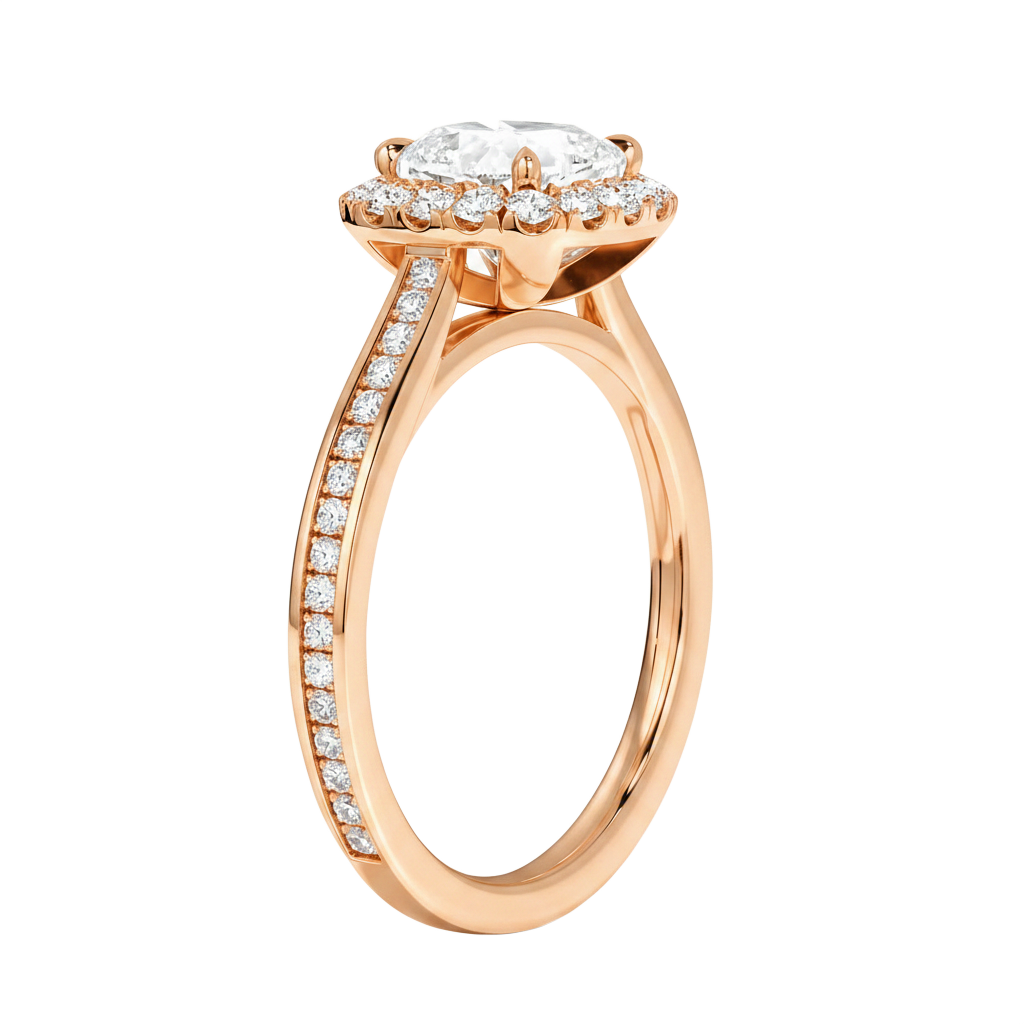 Cordelia - Cushion - Rose Gold - Channel