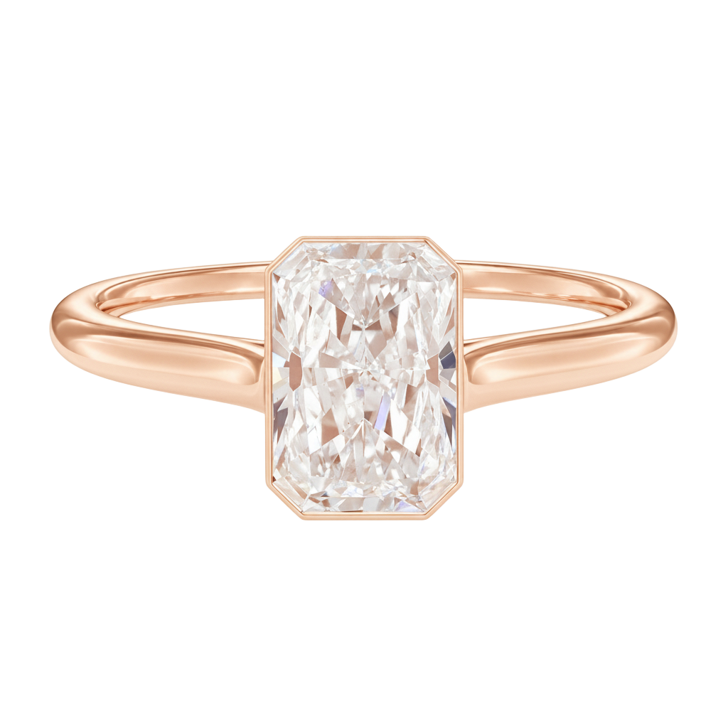 Solenne - Radiant - Rose Gold - Plain